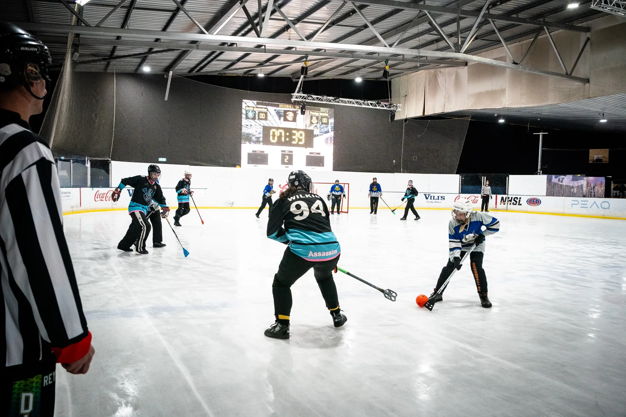 Broomball action image 3