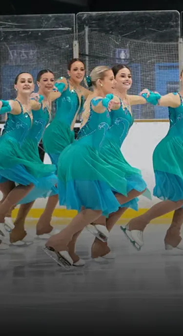 Children enjoying Synchronised Skating